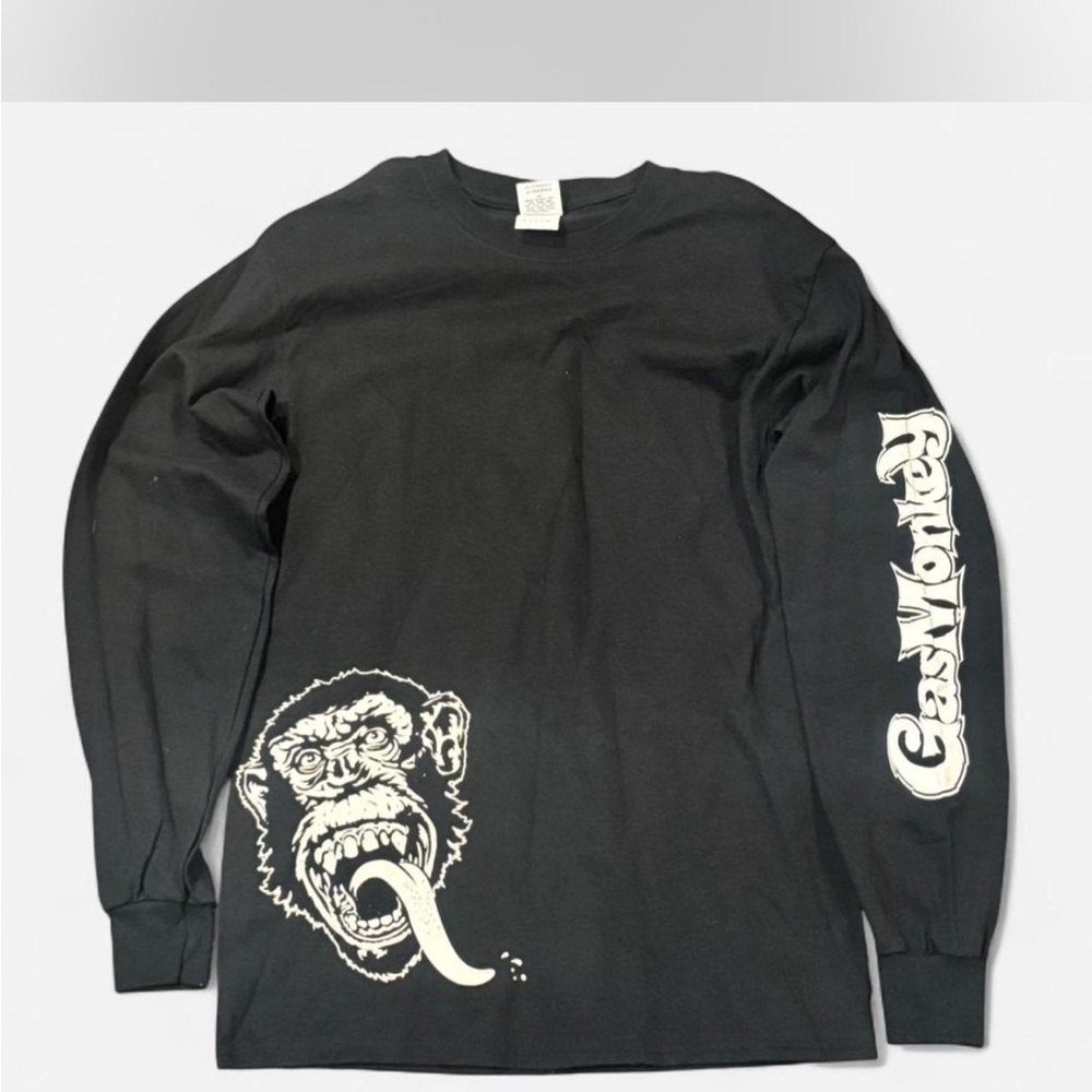 Gas Monkey Black Long Sleeve skater Tee
